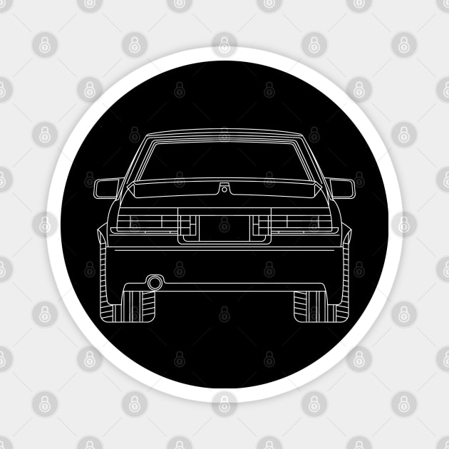 Trueno AE86 Magnet by cowyark rubbark